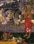 Paul Gauguin Ia Orana Maria oil